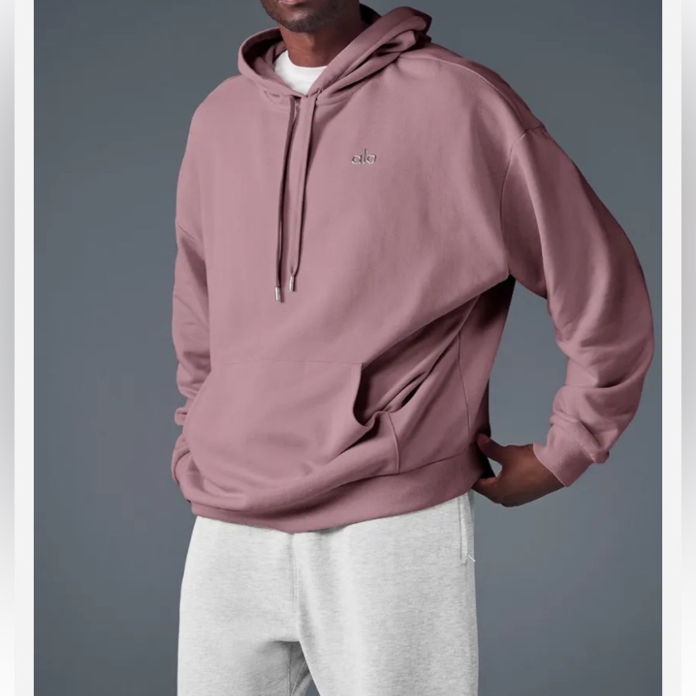ALO Yoga dusty 
Rose Hoodie sz small nwt